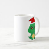 Mug Crocodile de Noël mignon (Devant droit)