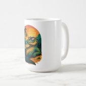 Mug Crocodile d'été sans fin - Rétro (Devant droit)