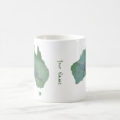 Mug Crocodile Marin Croc Australie Forme Vert (Centre)