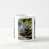 Mug crocodile "tous ceux qui sourient ne sont pas amis (Centre)