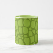 Mug Crocodile Vert Grandes Peau d'animal sauvage motif (Centre)