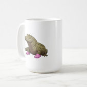 Mug Crocodile wearing croc shoes (Devant gauche)