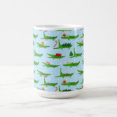 Mug Crocodiles festifs dans les costumes de Noël Motif (Centre)