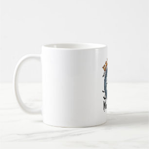 Mug Crocs en Croissance Chat Noir Lune Croissante Chau