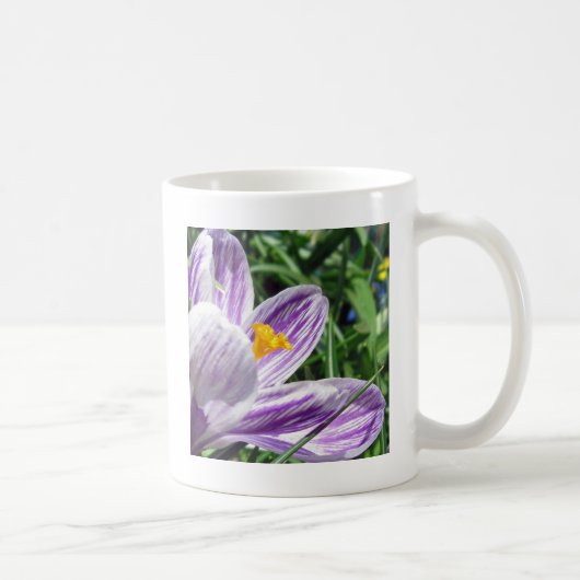 Mug Crocus de printemps violet (Droite)