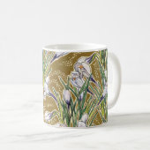 Mug Crocus, motifs floraux, belles fleurs printanières (Devant droit)