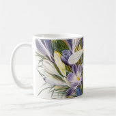 Mug Crocus Spring Flower Botanique Floral Art (Gauche)