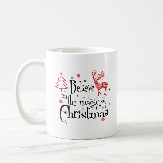 Mug Croire à la magie de Noël (Gauche)