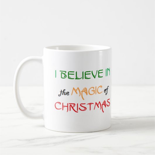 Mug croire à la magie de noël (Gauche)