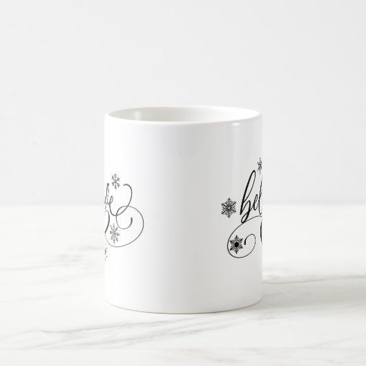 Mug Croire Calligraphie Noël (Centre)