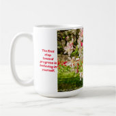 Mug Croire En Toi-Même. Fleur délicate (Gauche)