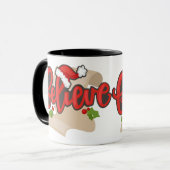 Mug CROIRE la liste des santas (Devant gauche)