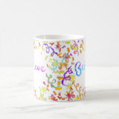 Mug Croire la typographie aquarelle Art Confetti (Centre)