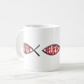 Mug Croire Poisson- Rouge (Devant gauche)