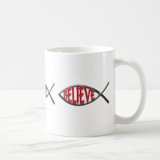Mug Croire Poisson- Rouge (Droite)