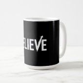 Mug CROIRE Typographie Gras Design Motivationnel (Devant droit)