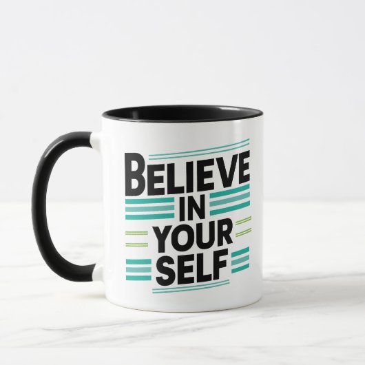 Mug Crois en toi-même (Gauche)