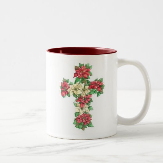 Mug croisé - Poinsettia (Droit)
