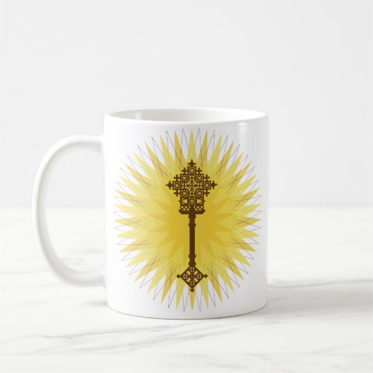 Mug Croisement traditionnel éthiopien Brown (Gauche)