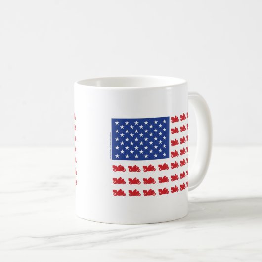 Mug Croiseur-Drapeau-Moteur (Devant droit)