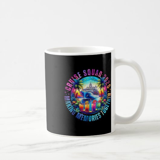 Mug Croisière 2025 Faire des souvenirs ensemble été (Droite)