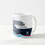 Mug Croisière à l'aventure (Devant droit)