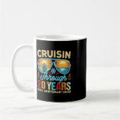 Mug Croisière à travers 20 ans 20e anniversaire de mar (Gauche)