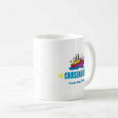 Mug Croisière agent de l'agence de voyages pour les cr (Devant droit)