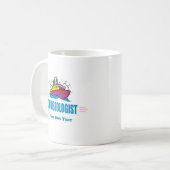 Mug Croisière agent de l'agence de voyages pour les cr (Devant gauche)