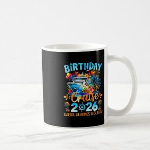 Mug Croisière d'anniversaire 2026 Créer des souvenirs 
