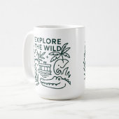 Mug Croisière en bateau Jungle, Parc à thème, Design m (Devant gauche)