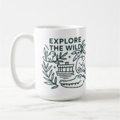 Mug Croisière en bateau Jungle, Parc à thème, Design m (Gauche)