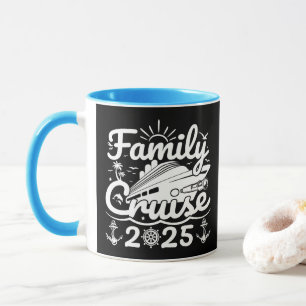 Mug Croisière en famille 2025 Cool Funny Voyage en fam