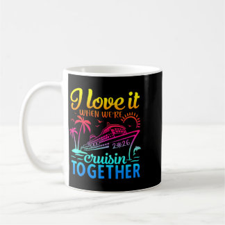 Mug Croisière en famille 2026 Amour quand on croise en