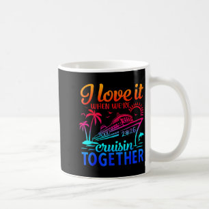 Mug Croisière en famille 2026 J'adore quand on fait un