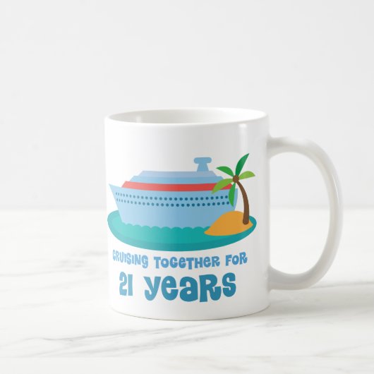 Mug Croisière ensemble pendant 21 années de cadeau (Droite)