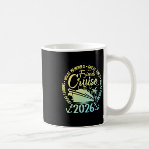 Mug Croisière entre amis 2026 Voyage de vacances Crois