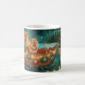 Mug Croisière festive de Noël Chow Chow (Centre)