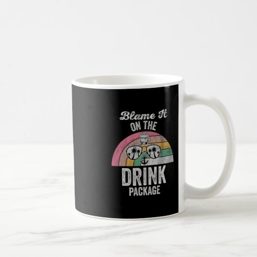 Mug Croisière Forfait Boisson à blâmer  (Droite)