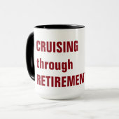 Mug Croisière par la retraite (Devant gauche)