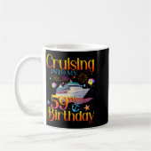 Mug Croisière pour mon 59e anniversaire Croisière 59 a (Gauche)