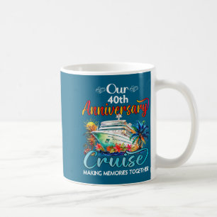 Mug croisière pour nos 40 ans de mariage couple mari e