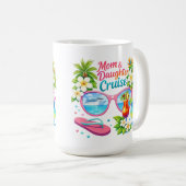 Mug Croisière tropicale mère fille pour des vacances (Devant droit)