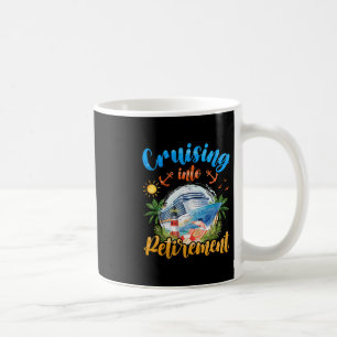 Mug Croisière vers la retraite Hommes Femmes Retraités