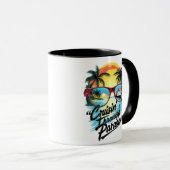 Mug Croisine" à travers le paradis : Vibes d'évasion t (Devant droit)