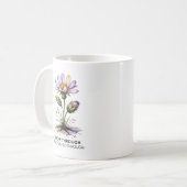 Mug Croissance À Travers Ce Que Vous Allez Par L'Inspi (Devant gauche)