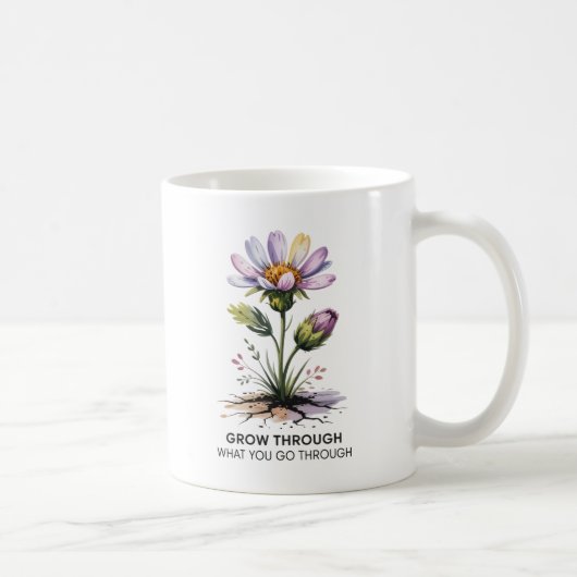 Mug Croissance À Travers Ce Que Vous Allez Par L'Inspi (Droite)