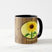 Mug Croissance À Travers Ce Que Vous Allez Par Motivat (Devant droit)