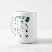 Mug Croissance - Conception ASL (Devant gauche)