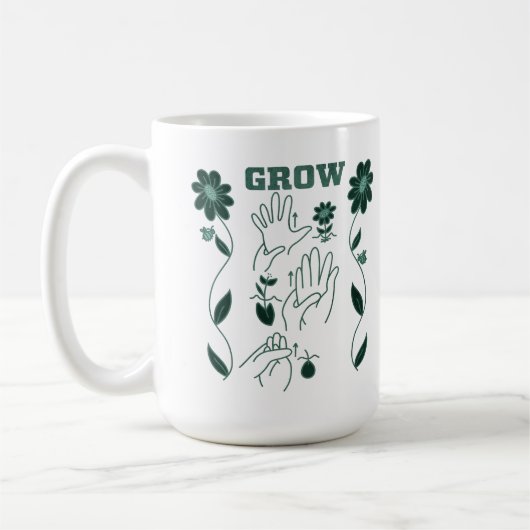 Mug Croissance - Conception ASL (Gauche)